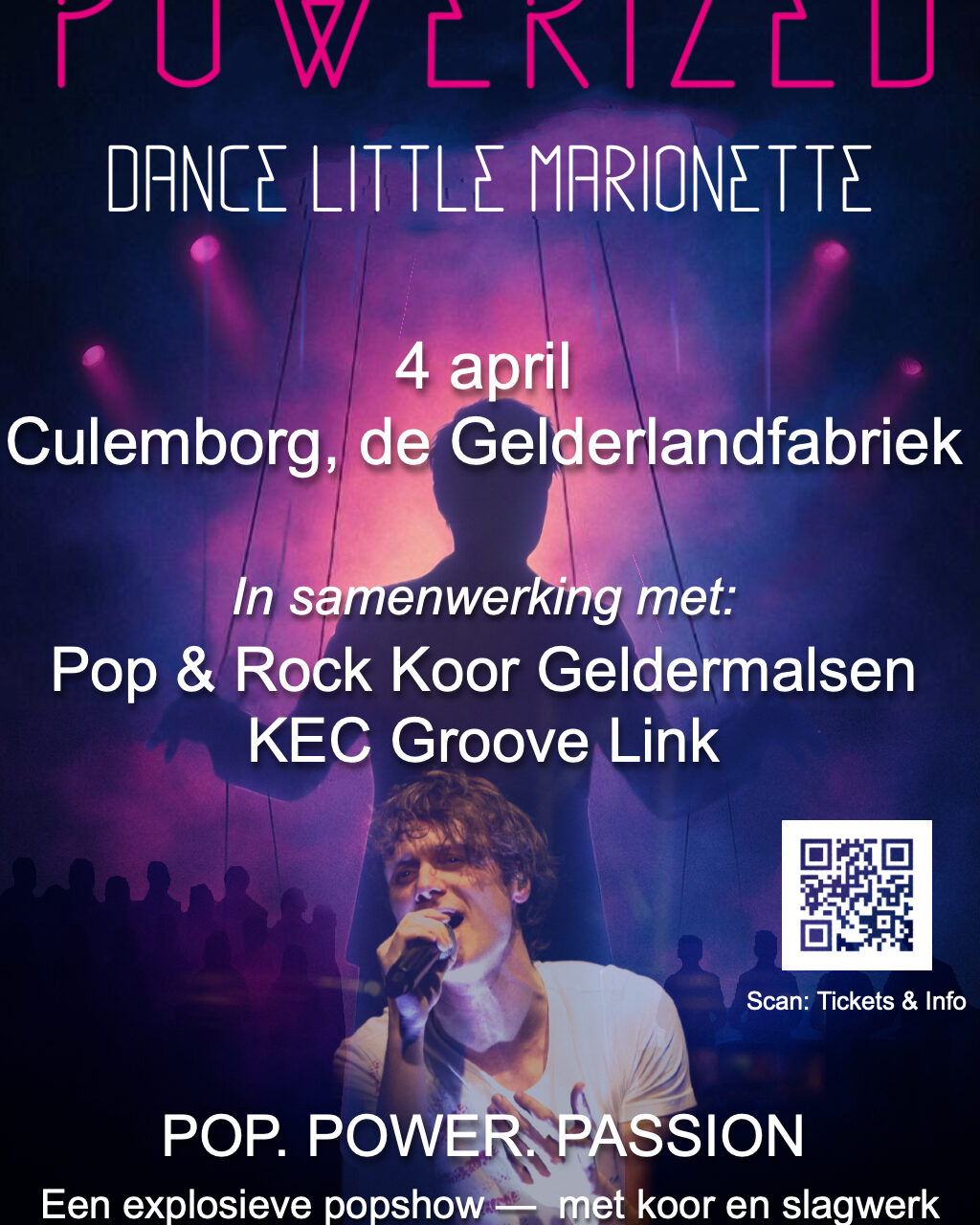 Powerized met Pop & Rock Koor Geldermalsen en slagwerkgroep KEC Groove Link